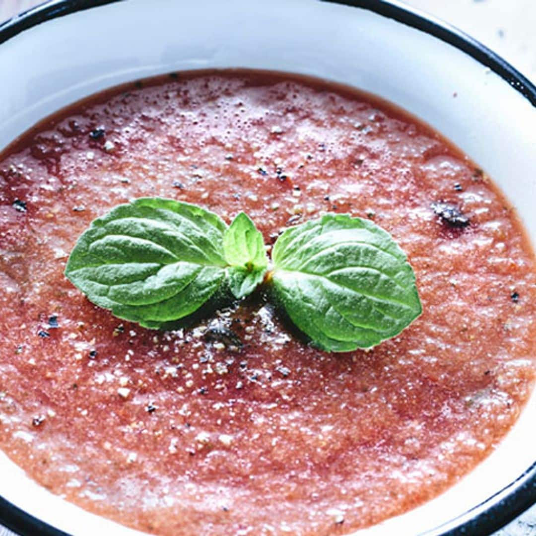 Refrescante gazpacho de sandía: fácil y rápido para olvidarse del calor