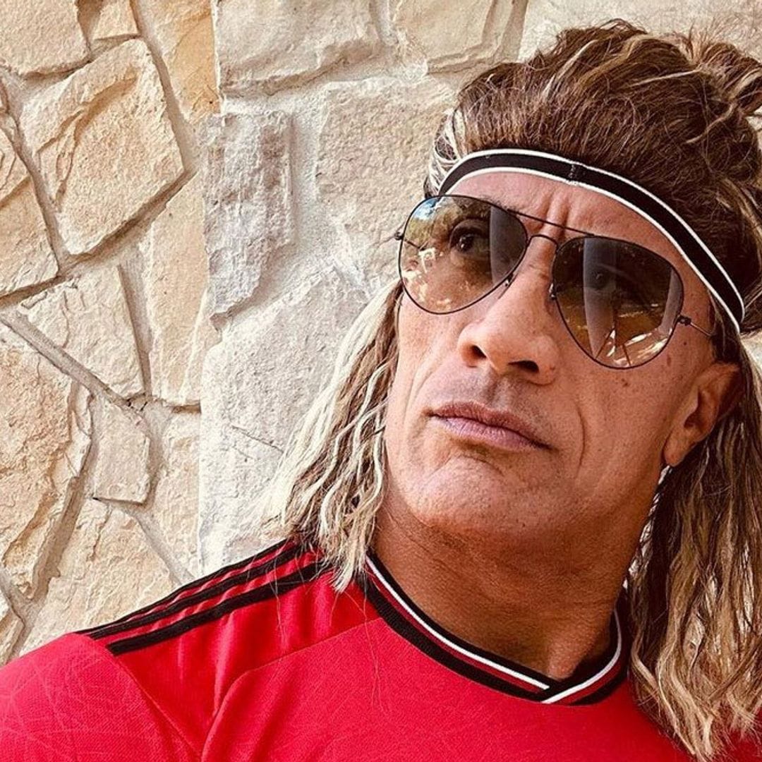 ¡Pura genialidad! Dwayne Johnson se transforma en Beckham y Kim Kardashian en Salma Hayek y las reacciones no tardaron en llegar