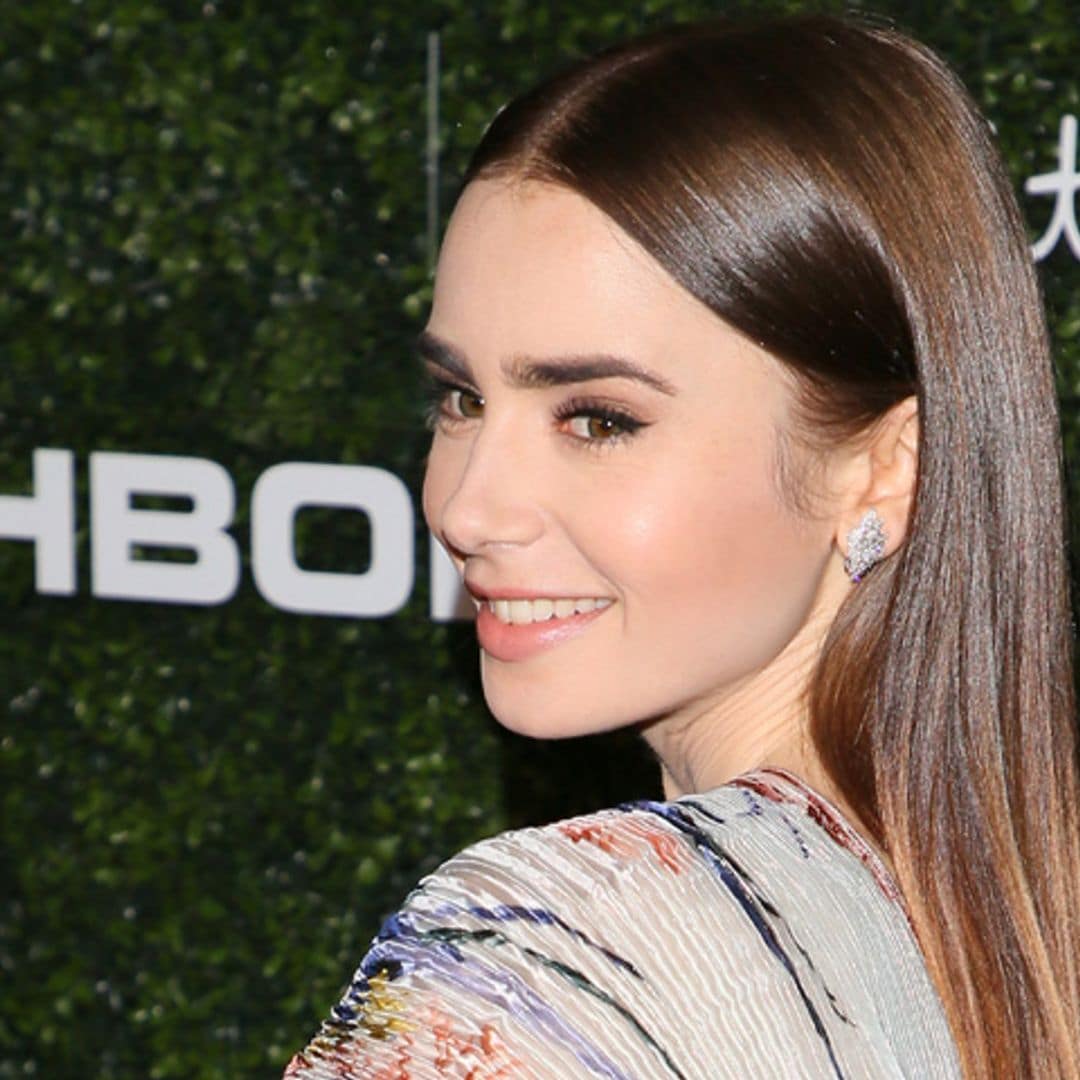 Lily Collins cambia de look y confirma que el rubio es el color del año