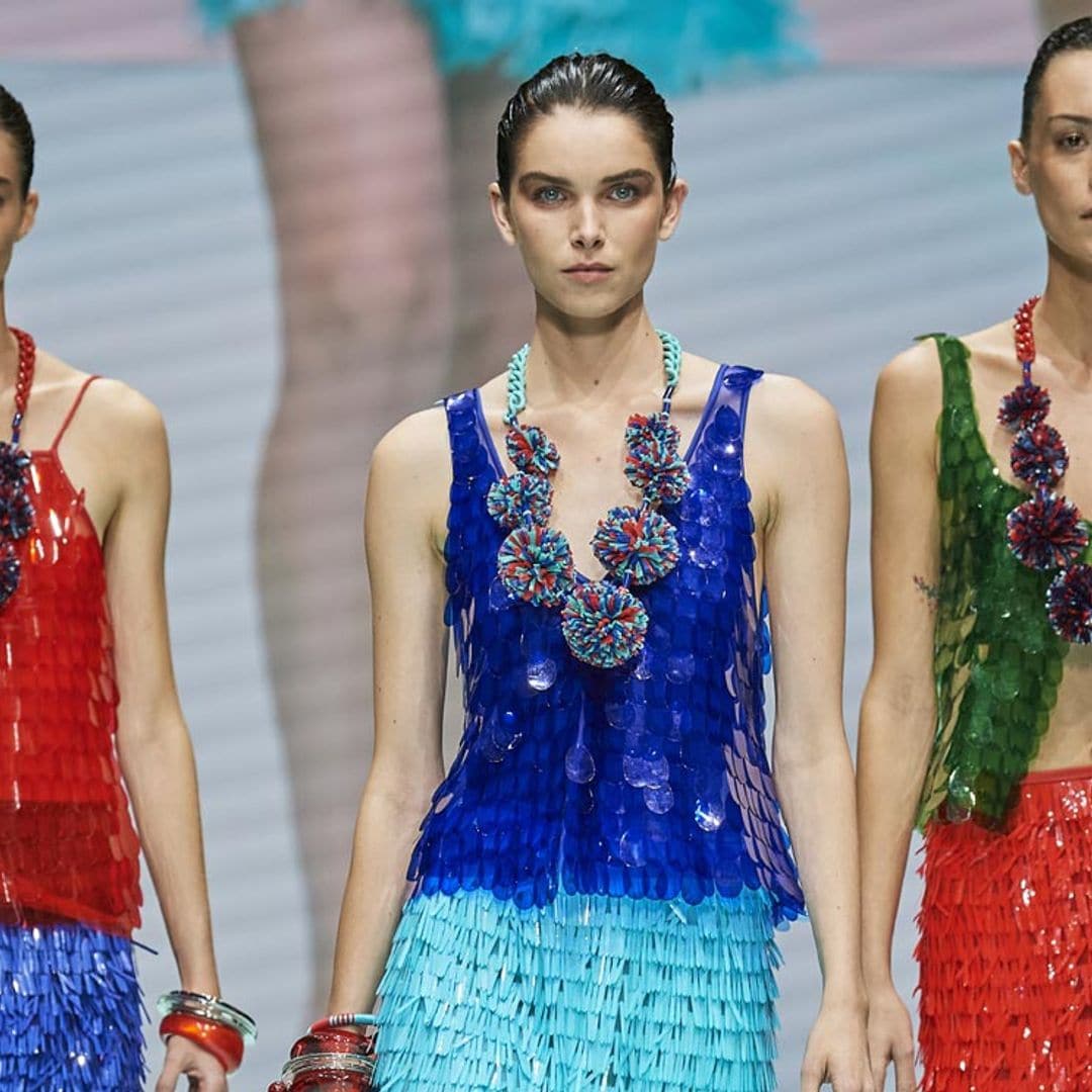 Del clasicismo al 'color block': Emporio Armani celebra su 40º aniversario