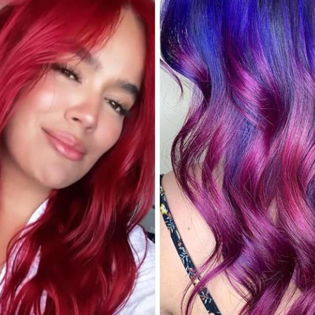 Los cuidados que debes tener si quieres pintar tu cabello de colores vibrantes como Karol G o Rosalía