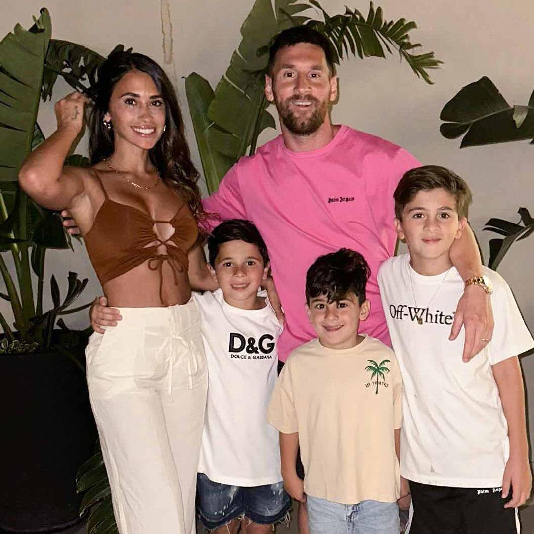 Como todo buen papá, Leo Messi acompaña a sus hijos a sus entrenamientos