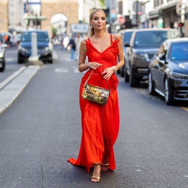 vestido rojo leonnie hane