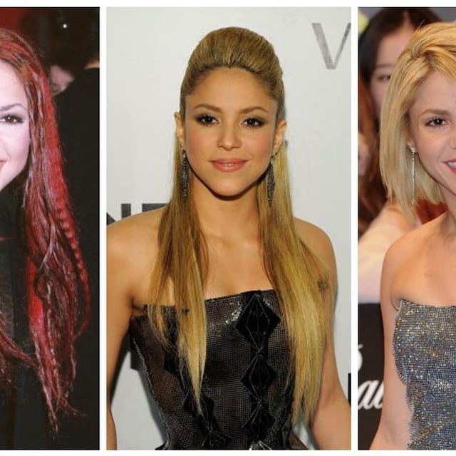 evoluci n del hairstyle de shakira