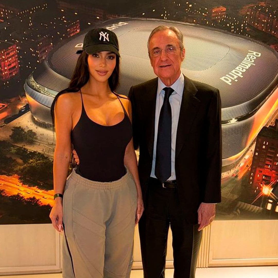 Kim Kardashian adelanta el pantalón 'biker' más cómodo del otoño durante su visita a Madrid