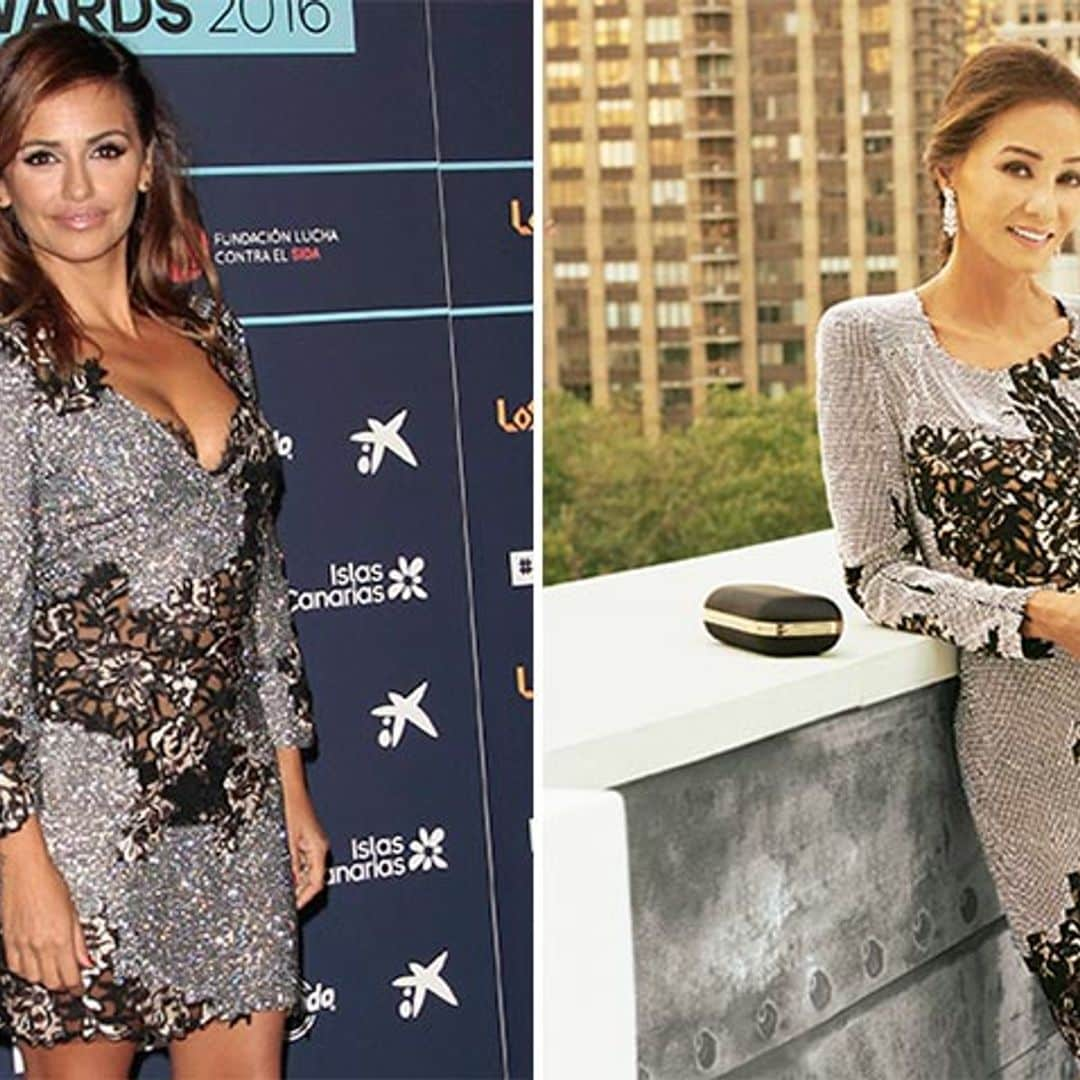 Isabel Preysler y Mónica Cruz: un vestido, dos ‘looks’