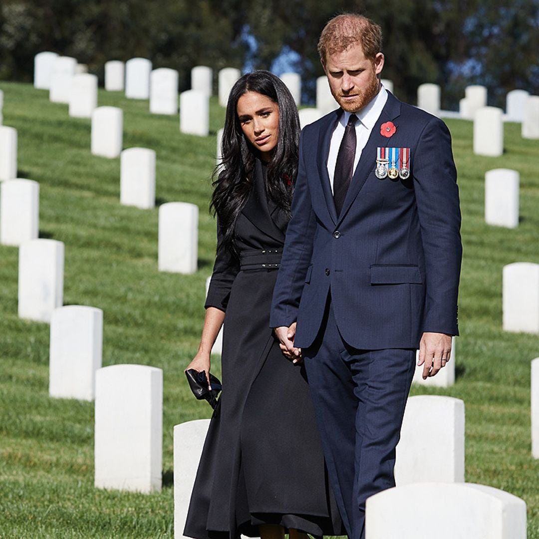 Meghan y Harry celebran por sorpresa el Día del Armisticio: todas las fotos de su particular tributo