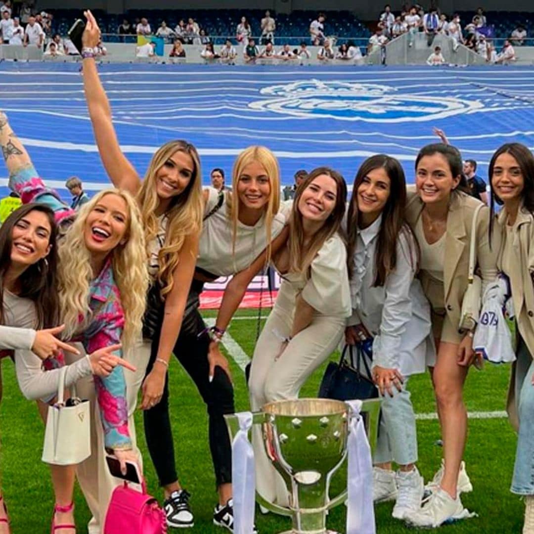 Las reacciones en la grada de las parejas del Real Madrid a la victoria de sus chicos: '¡Qué orgullo!'