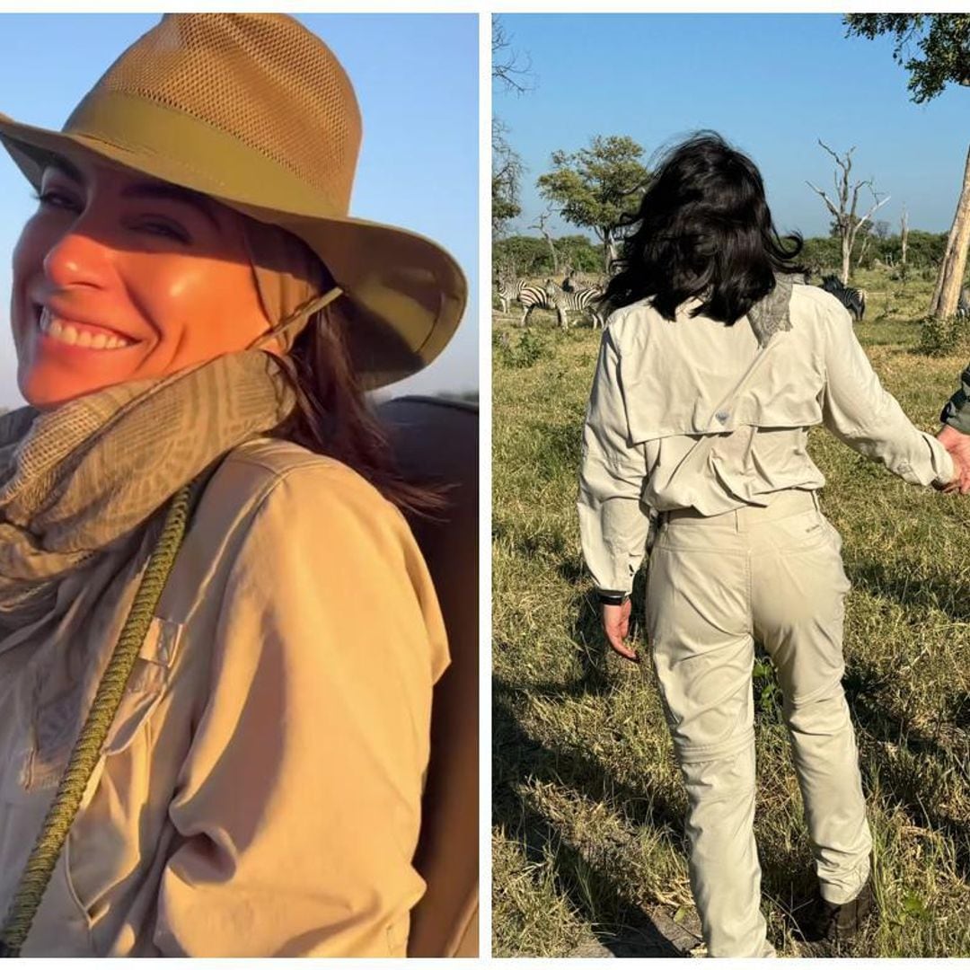 De safari, Ana Brenda Contreras comparte el primer vistazo de su luna de miel con Zacarías Melhem