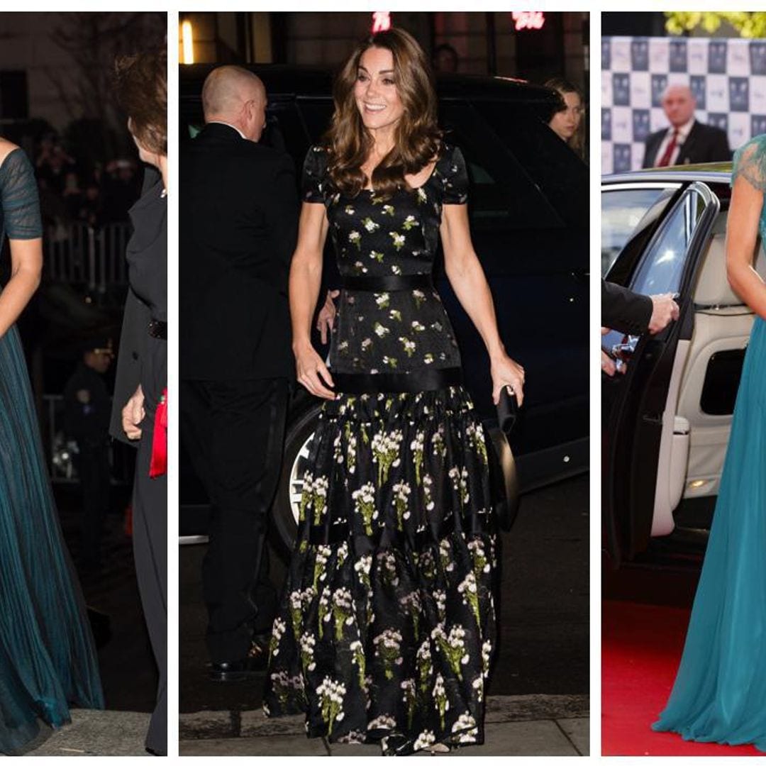 Kate Middleton y los siete vestidos de gala que ha reciclado