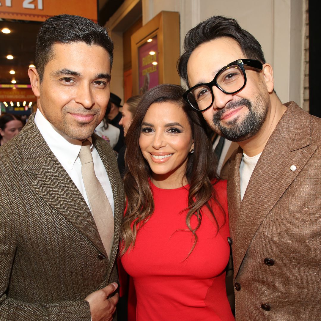 Eva Longoria, Wilmer Valderrama, John Leguizamo, Lin-Manuel Miranda en el estreno de Buena Vista Social Club