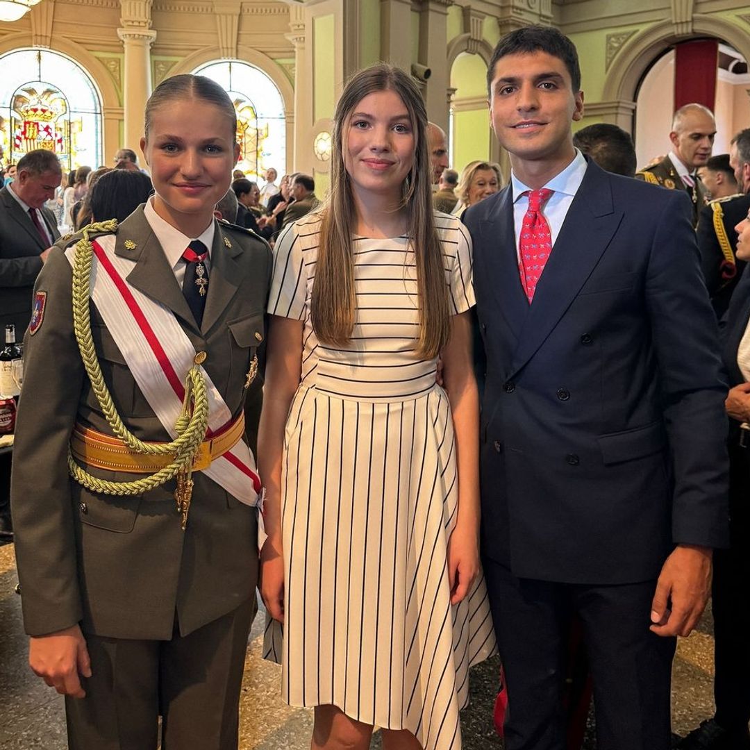 El motivo por el que Tomás Páramo ha estado presente en la entrega de Despachos de la princesa Leonor