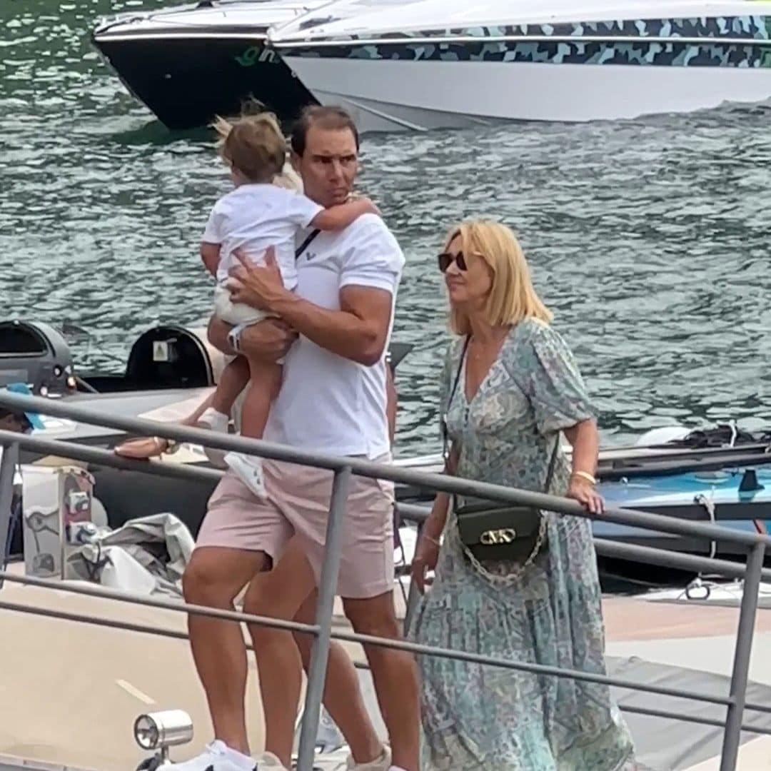 Rafa Nadal visita en familia el Lago de Como ¡y coincide con Will Smith!