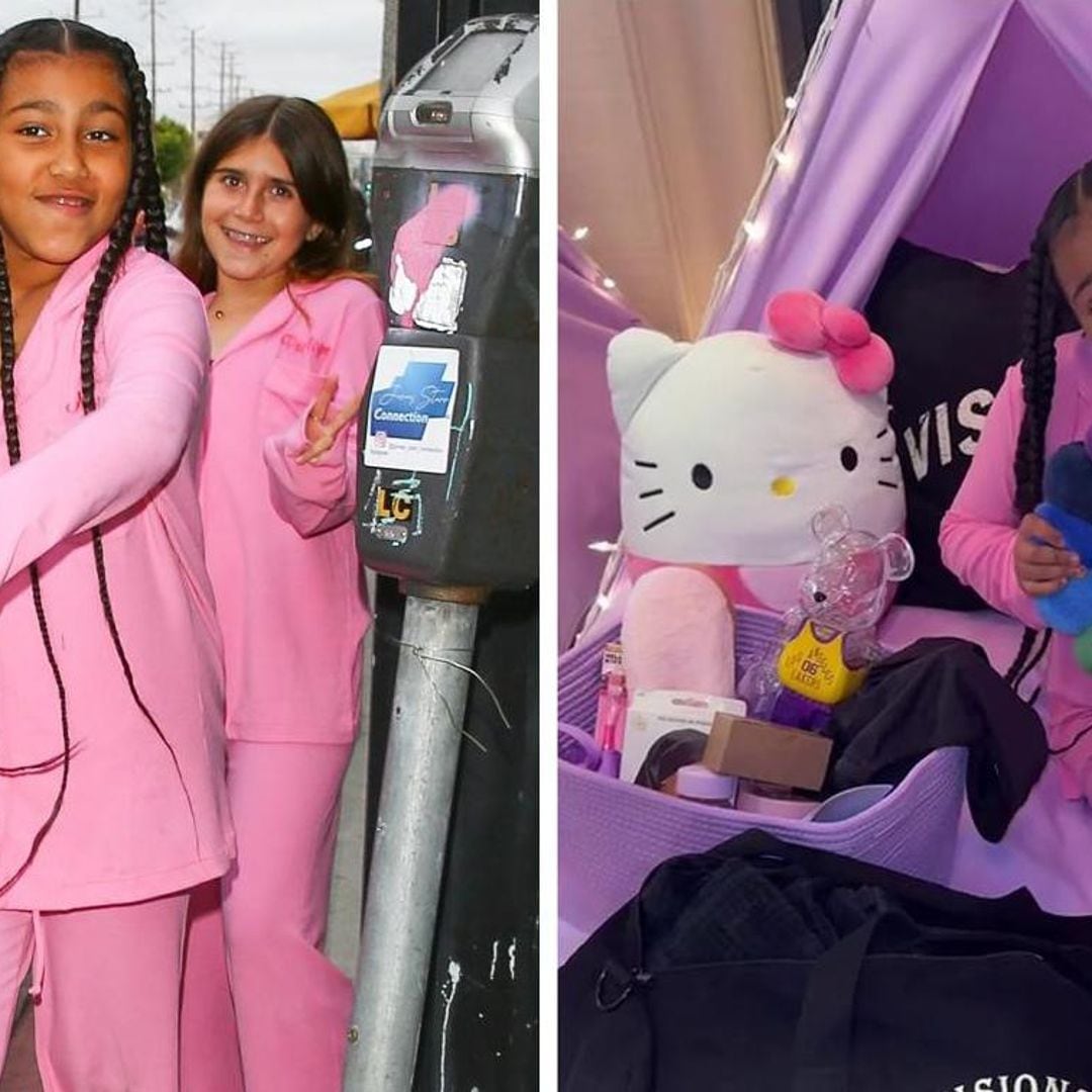 La increíble pijamada rosa que Kim Kardashian organizó por los 10 años de North