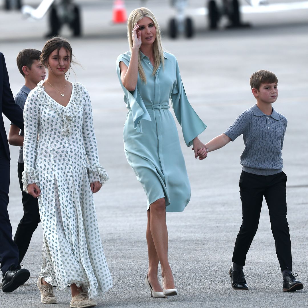 Ivanka Trump llega a Washington con toda su familia para la investidura de Donald Trump