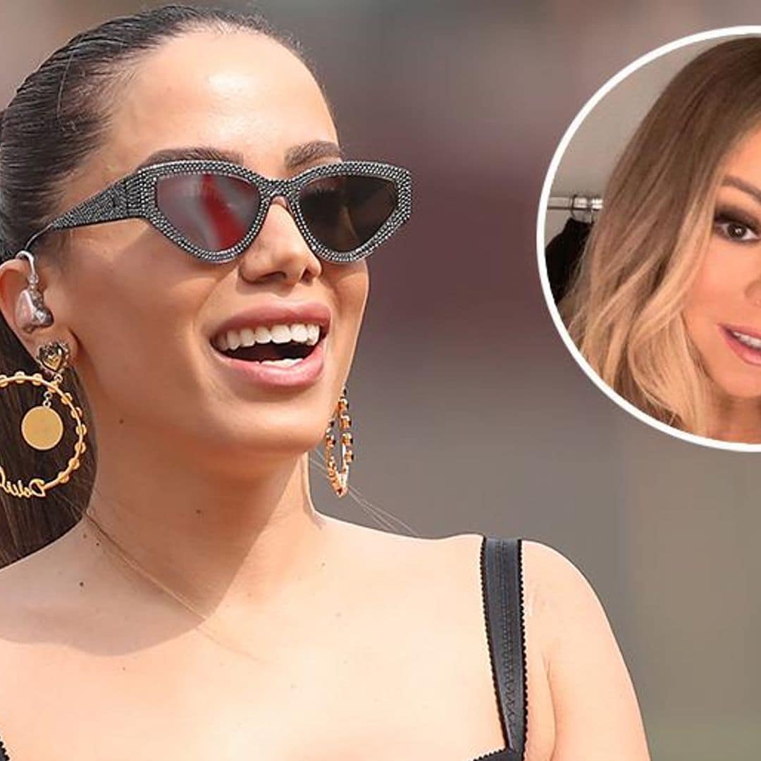 Así fue el emotivo encuentro entre Anitta y su ídolo, Mariah Carey