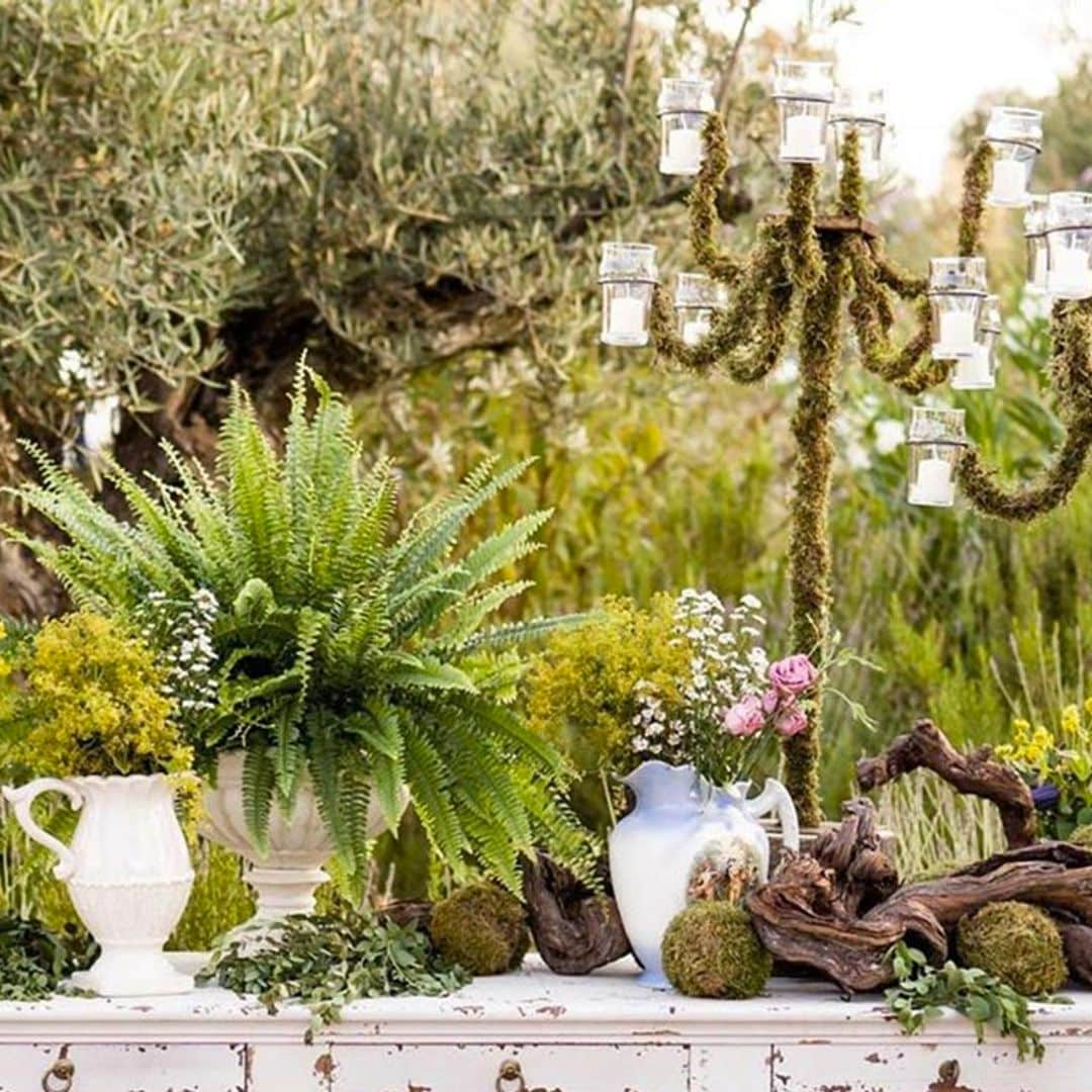 Cómo incluir las plantas en la decoración de tu boda y conseguir un resultado muy elegante