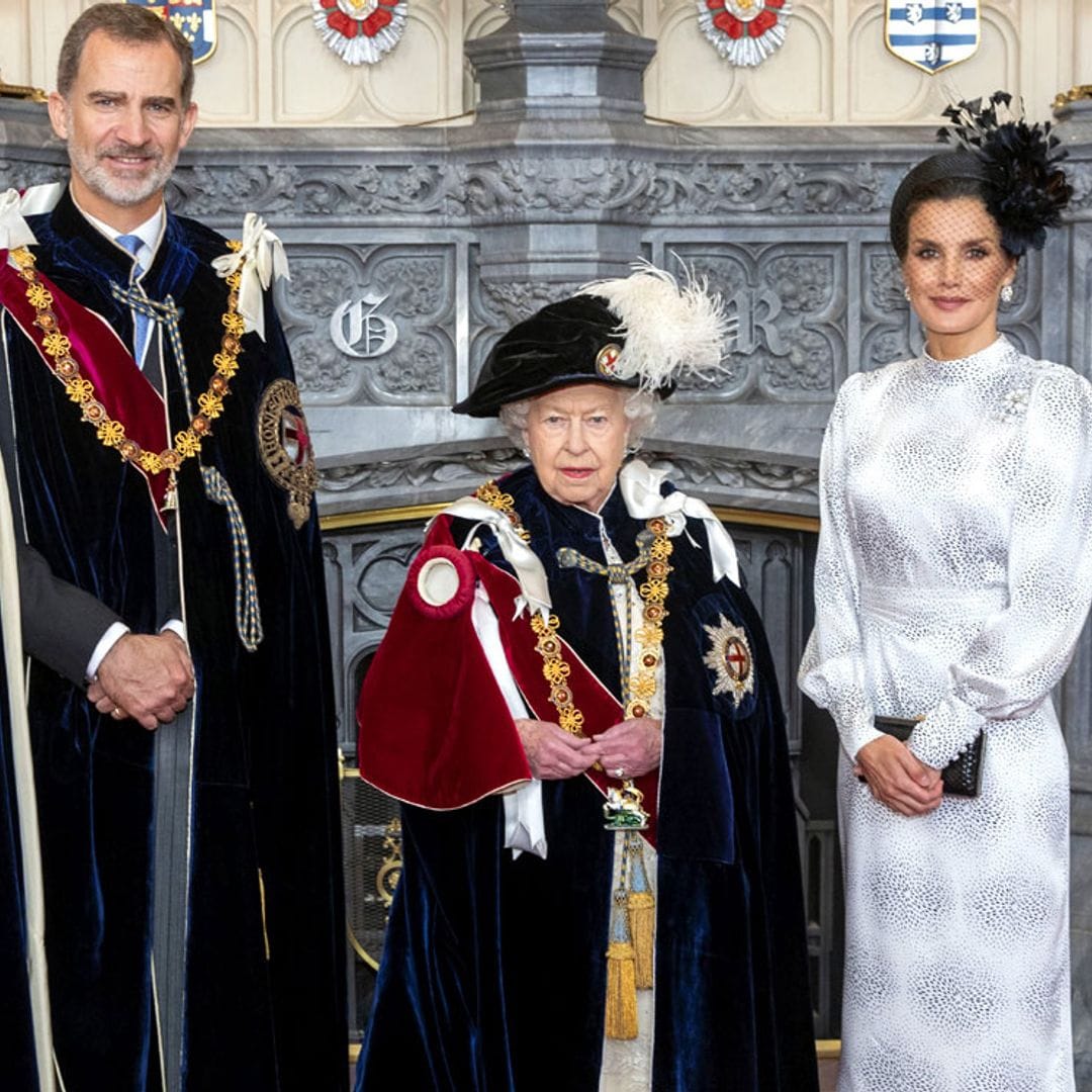 Los reyes Felipe y Letizia felicitan con 'mucho cariño' a Isabel II por su Jubileo de Platino