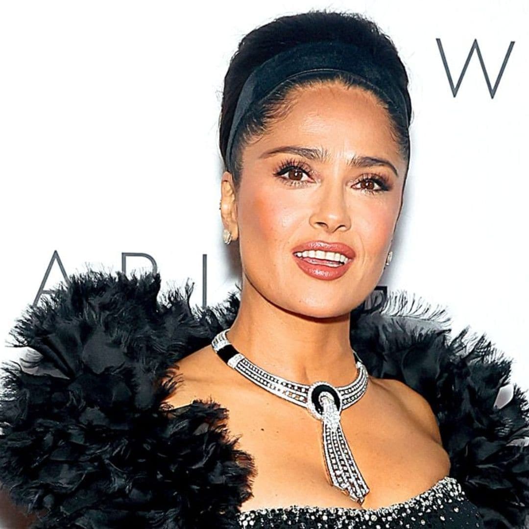 Salma Hayek y su look de ensueño con el que deslumbró en Nueva York