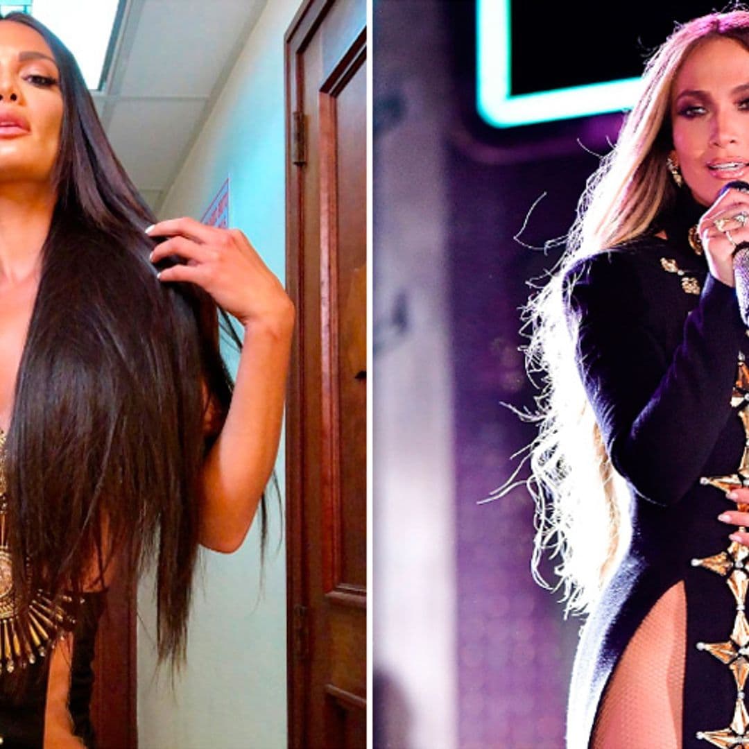 El revelador vestido de Zuleyka Rivera que nos recordó a Jennifer Lopez