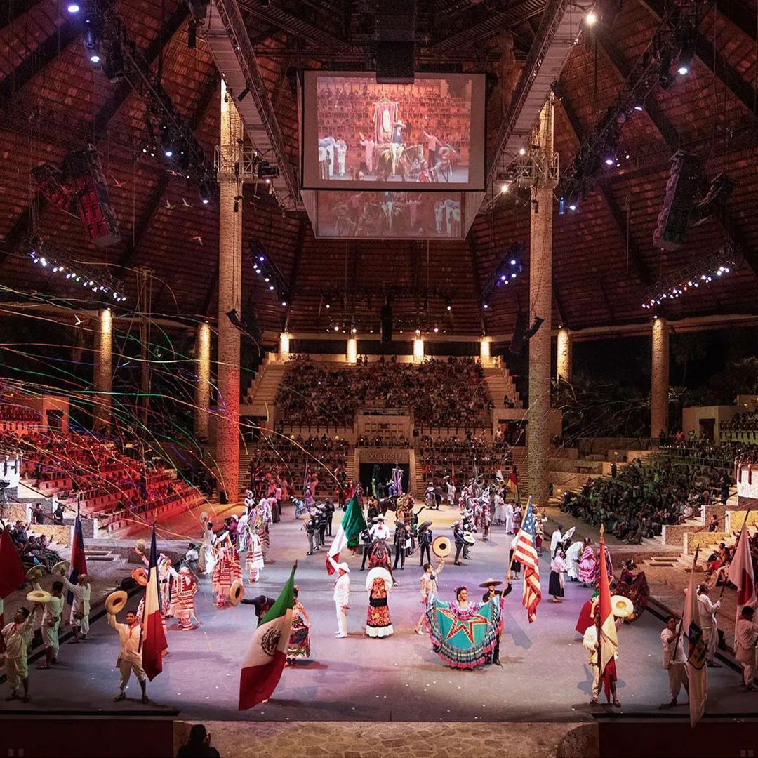 El Teatro Gran Tlachco, el espectacular recinto que acogerá los Premios Platino Xcaret 2024