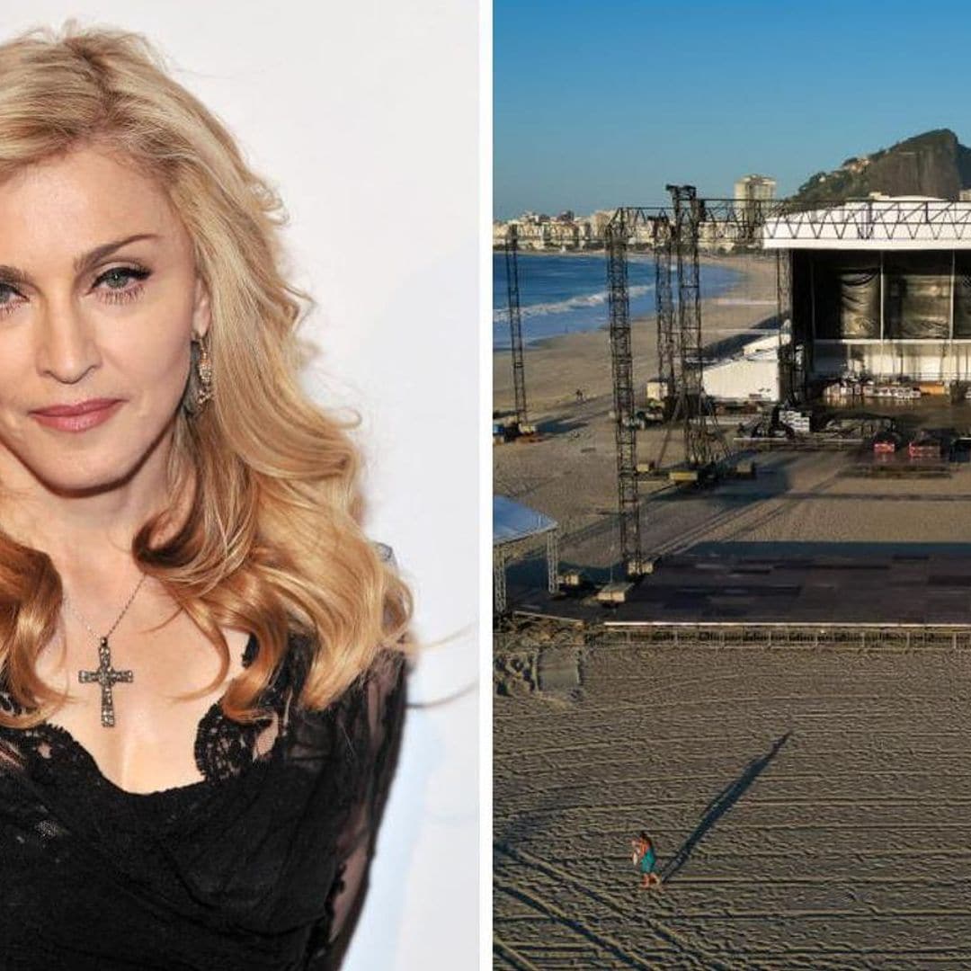 ¡Todo listo en Río de Janeiro para el histórico concierto de Madonna!