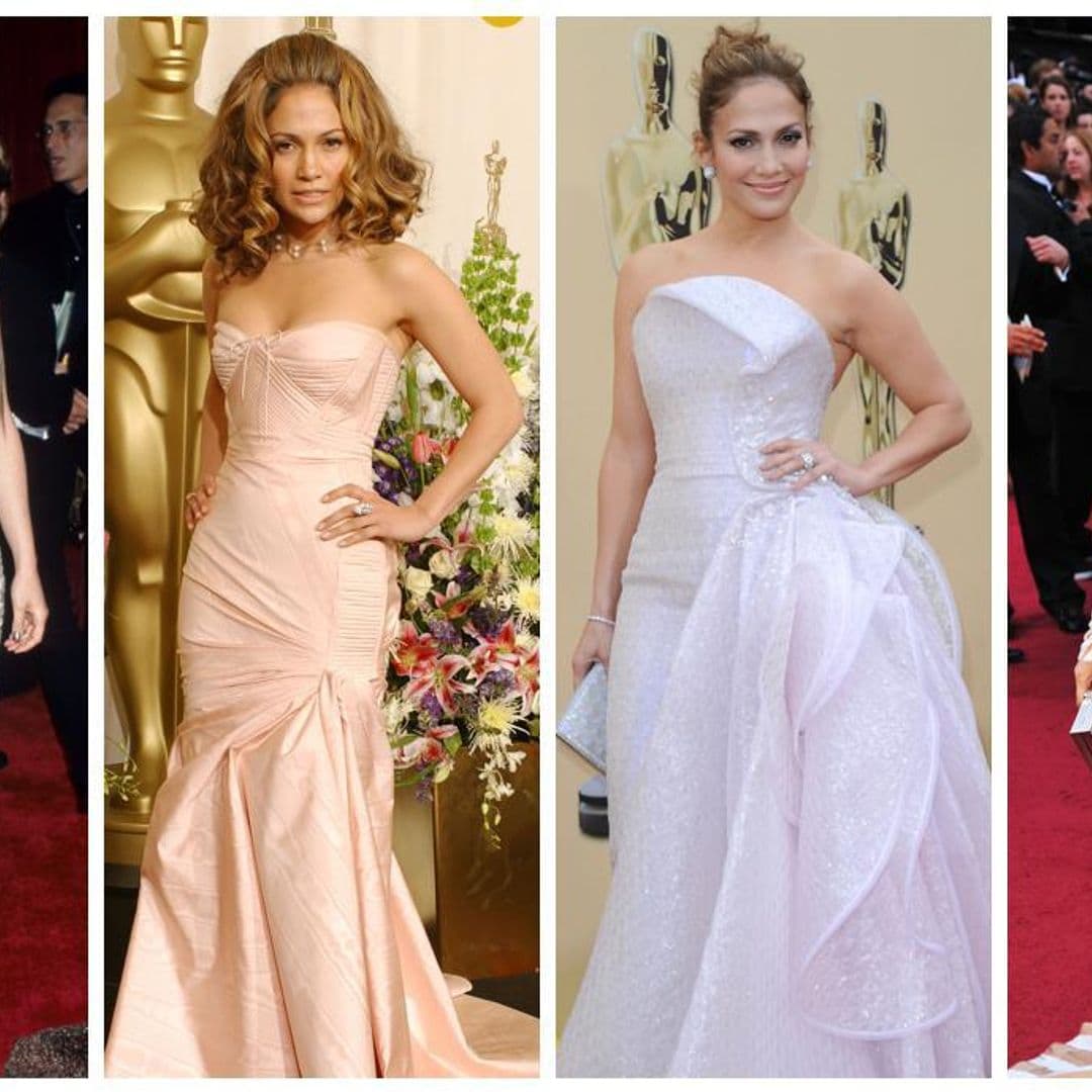 Los espectaculares looks de Jennifer Lopez en los Oscar