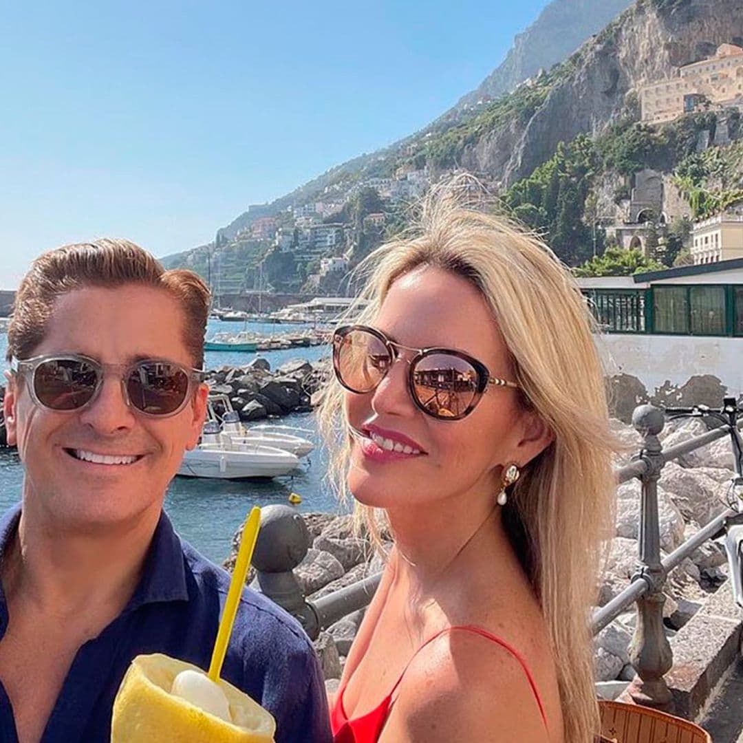 Las románticas vacaciones de Alejandro Basteri y su novia en Italia