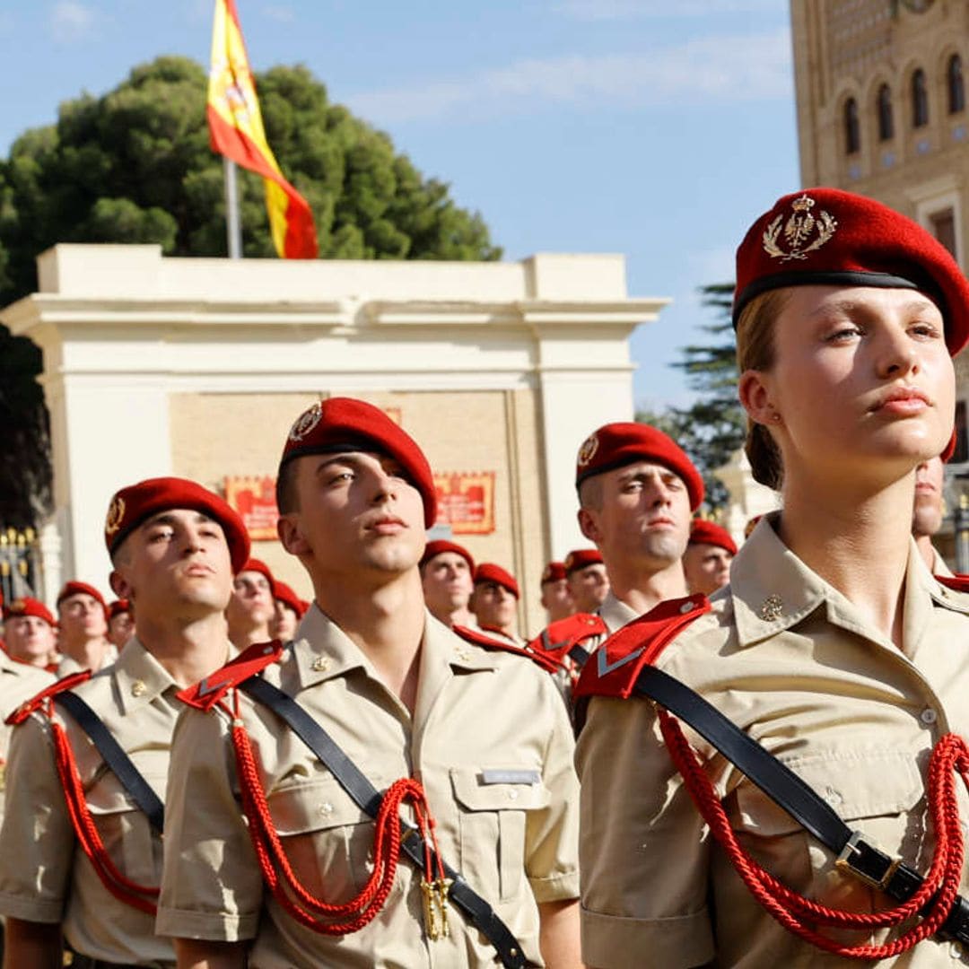 Así será el acto de ofrenda floral a la Virgen del Pilar en el que participará la princesa Leonor con sus compañeros de la Academia militar