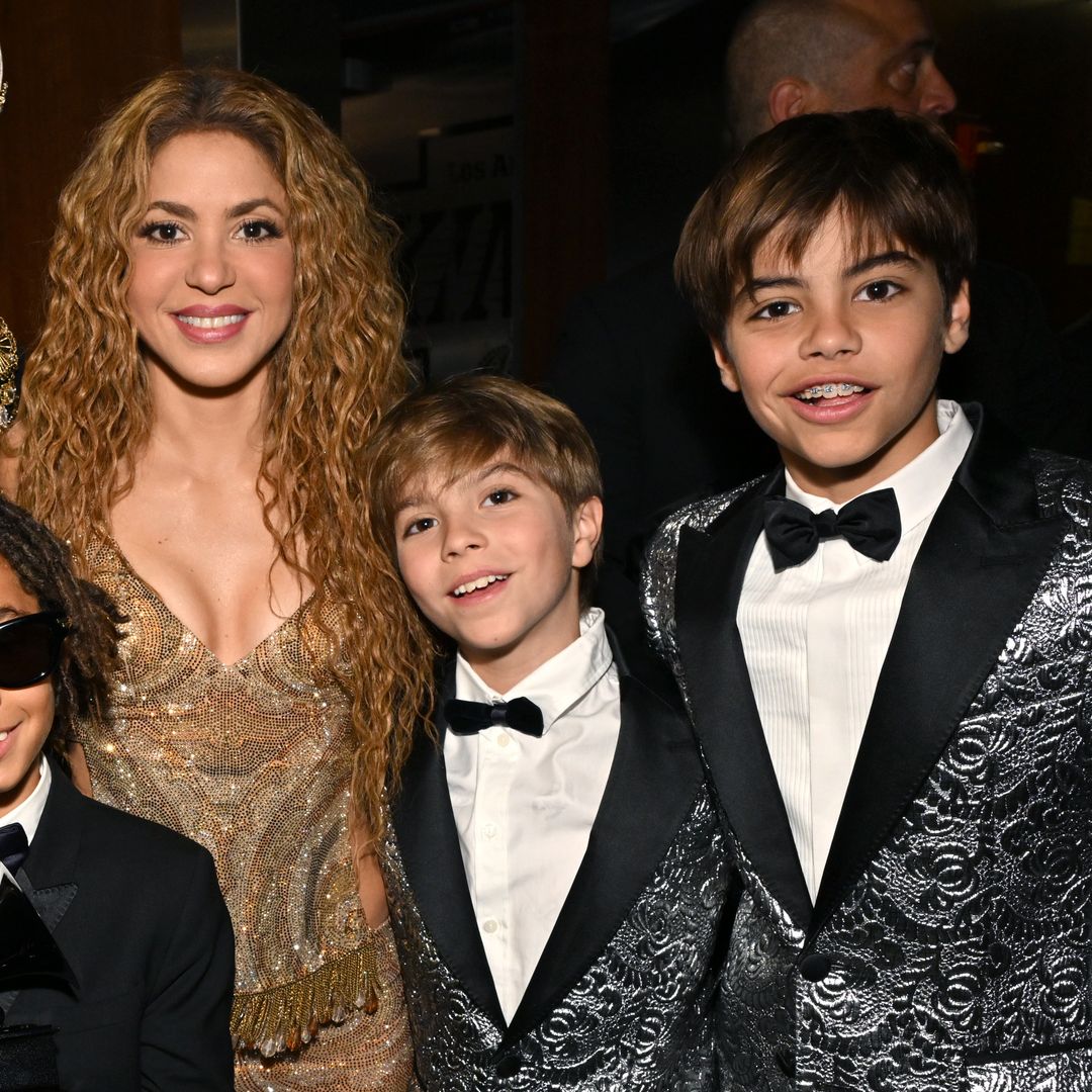 Shakira celebra con sus hijos Milan y Sasha su cumple en los Grammy