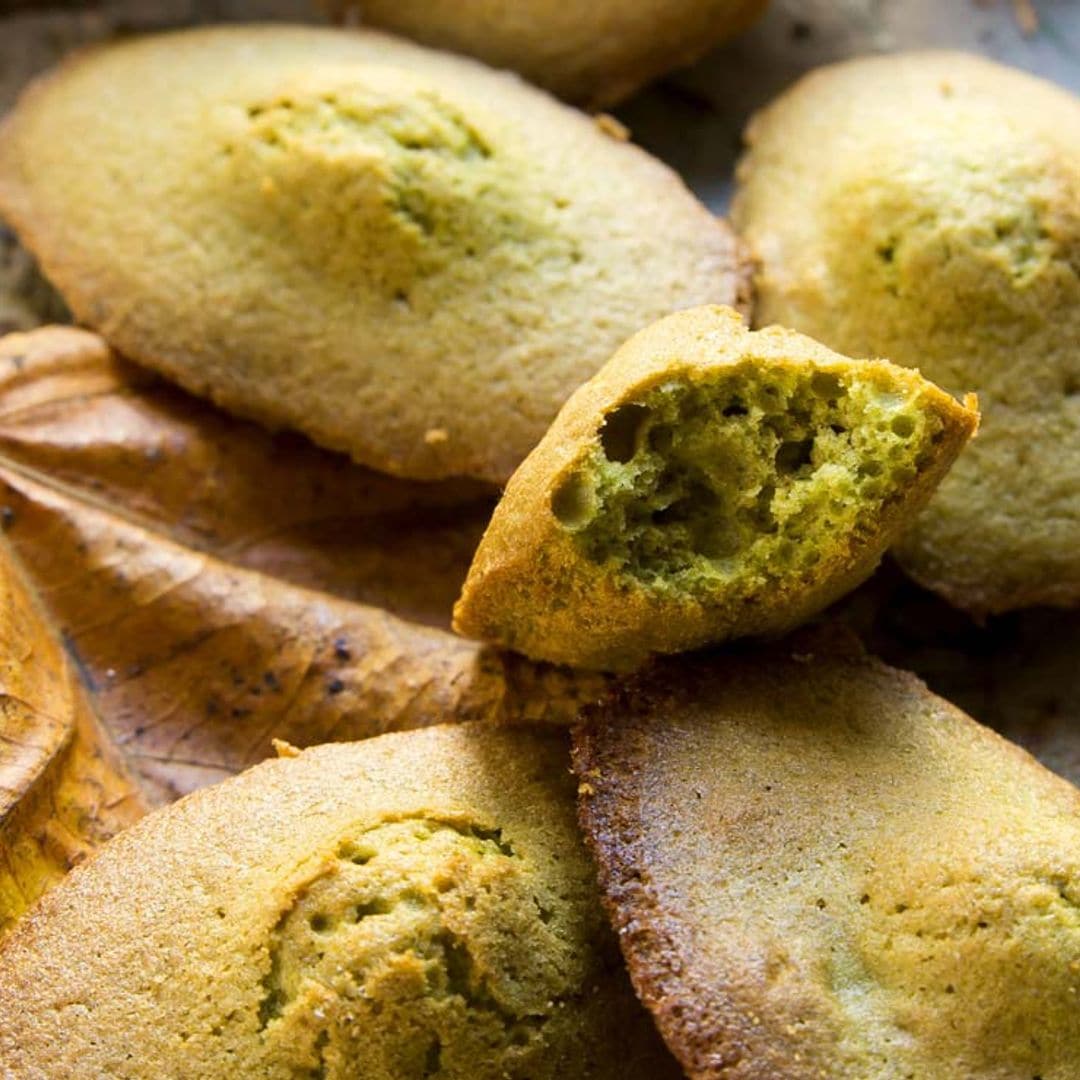 'Financiers' de pistacho y té matcha