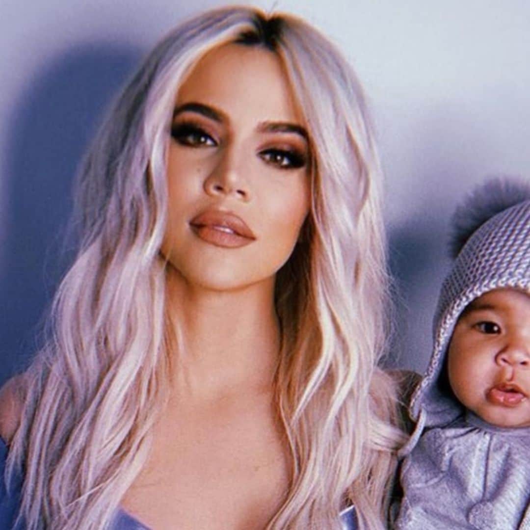 Khloé Kardashian pasa divertida tarde de juegos al lado de su hija True