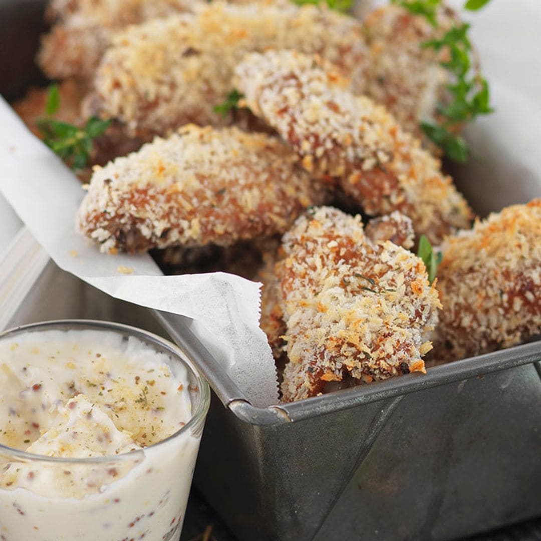 Nuggets de pollo con mostaza