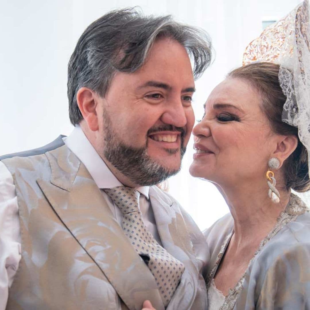 La felicidad de María José Cantudo en la boda de su hijo Manuel