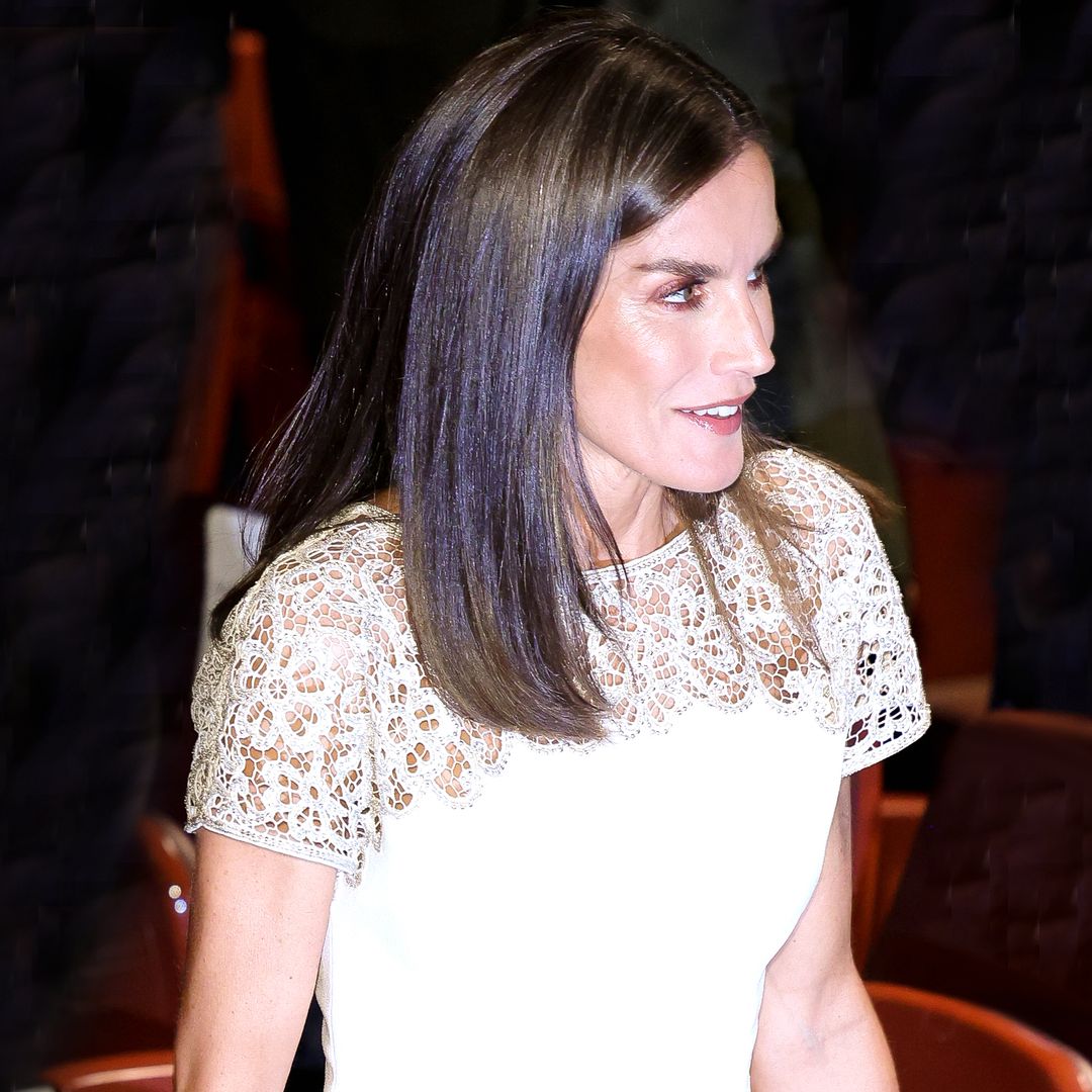 La reina Letizia en los Premios Nacionales de la Cultura en Madrid el 10 de octubre de 2024