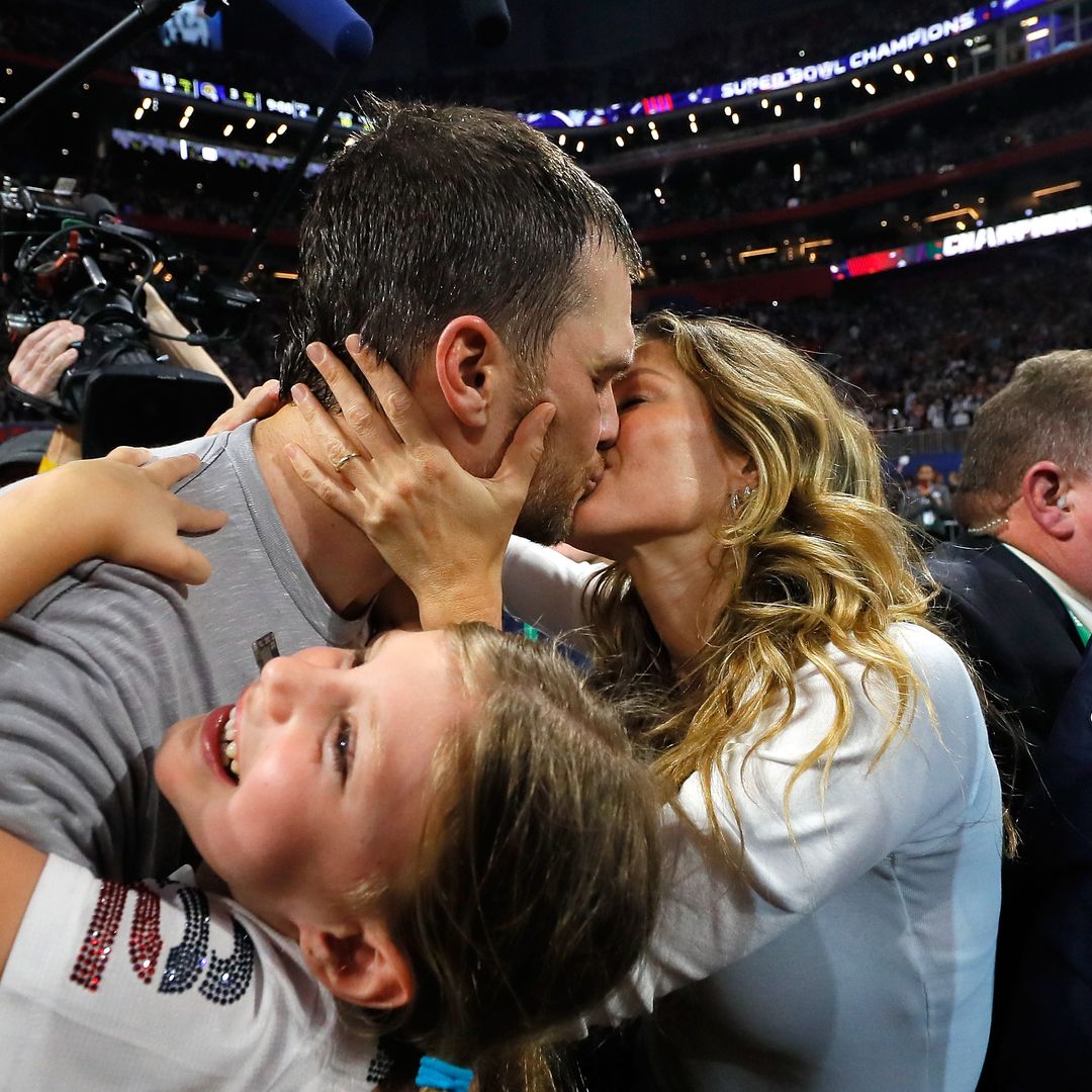 Tom Brady con su actual exmujer Gisele Bündchen en 2019