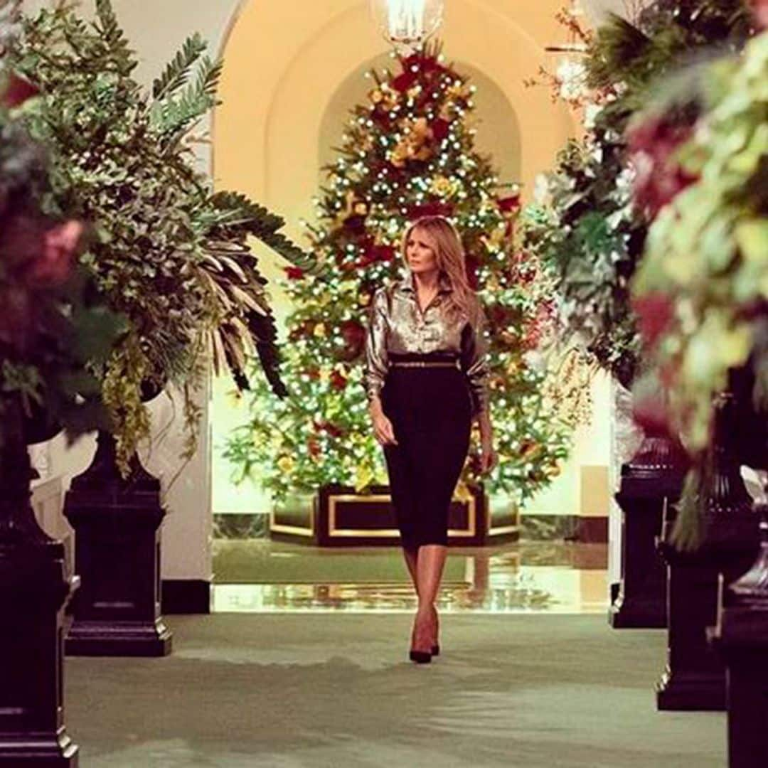 ¡Como en un cuento! La impresionante decoración de la Casa Blanca en las últimas Navidades de los Trump