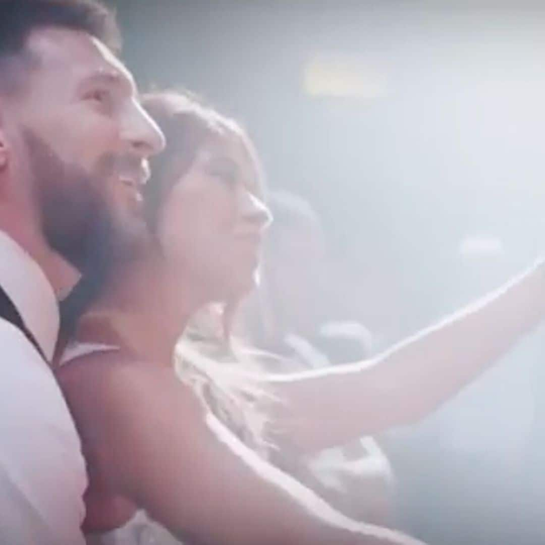 Antonela Roccuzzo comparte video inédito de su boda con Leo Messi