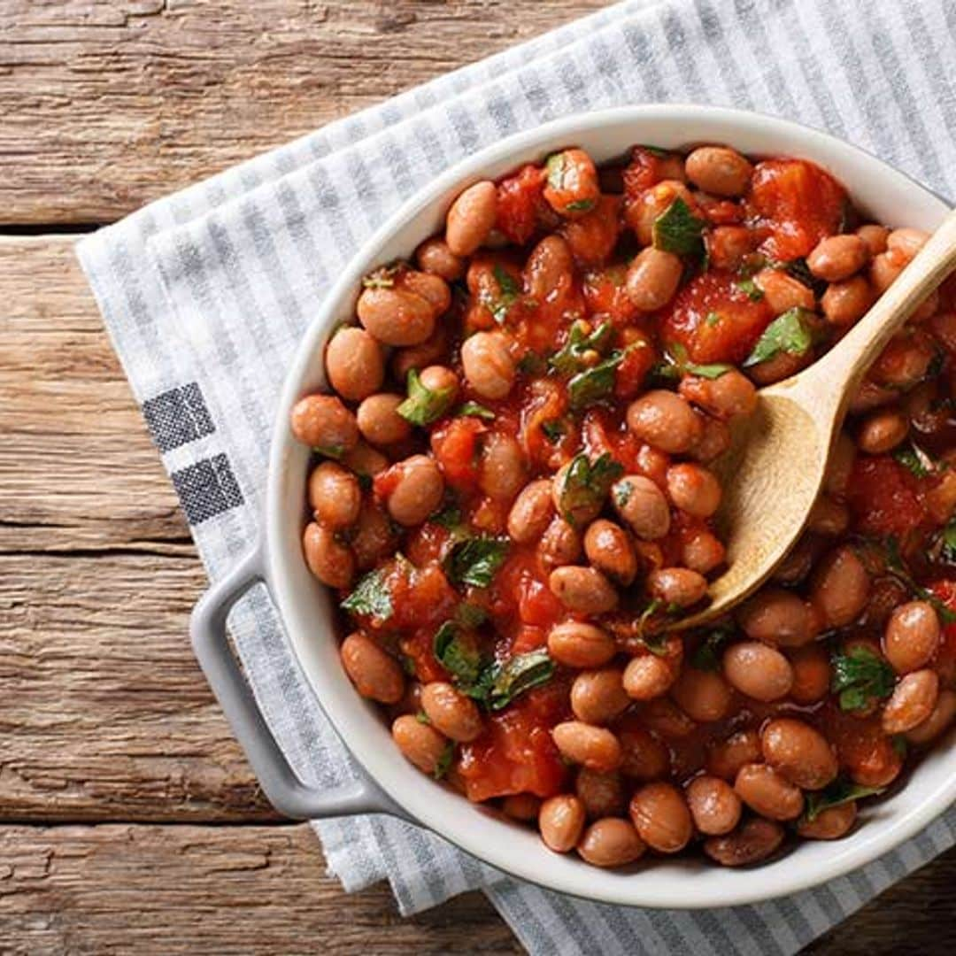 Judías pintas con verduras