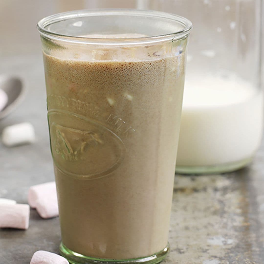 Batido de avena y crema de cacahuetes