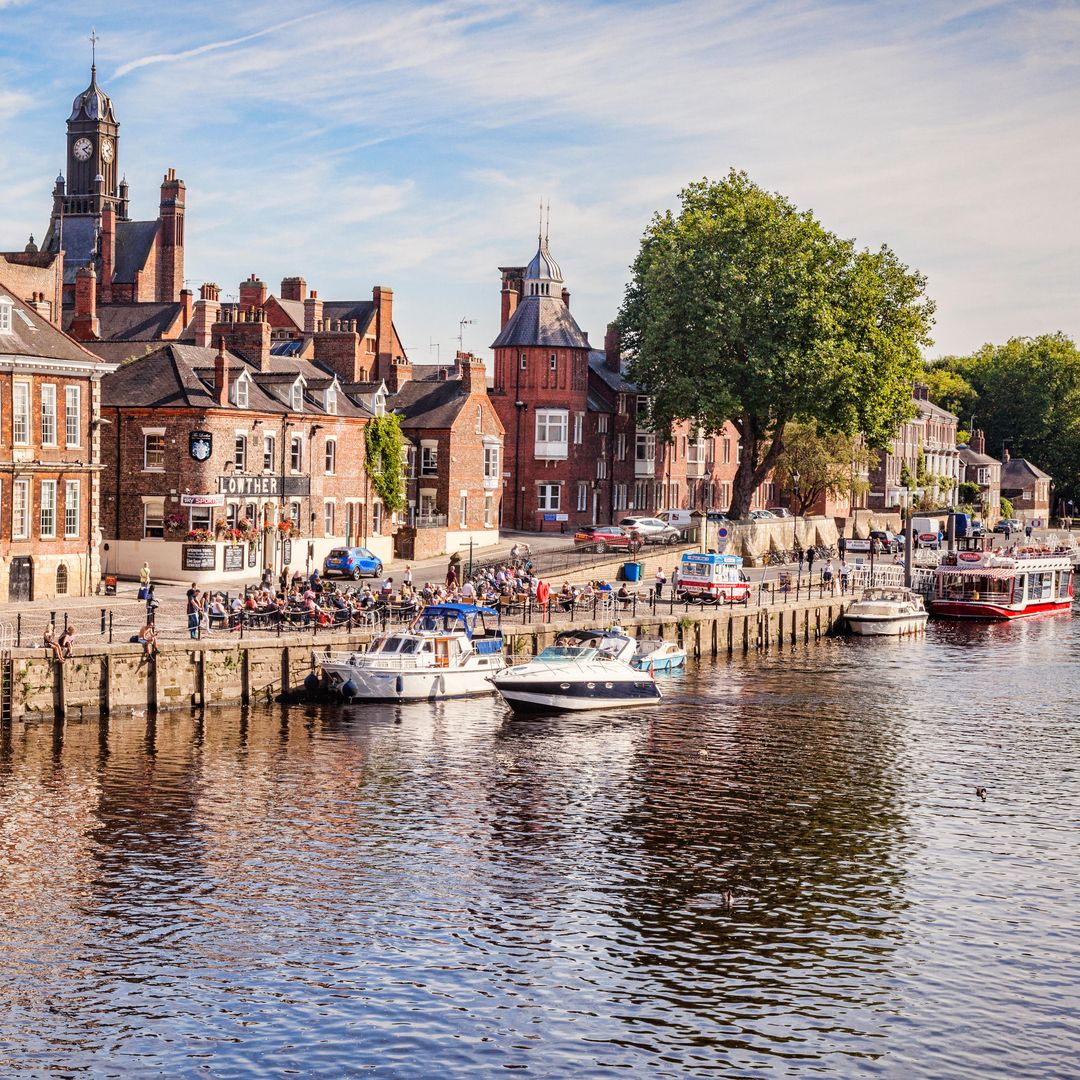 Ribera del río Ouse, York, Inglaterra