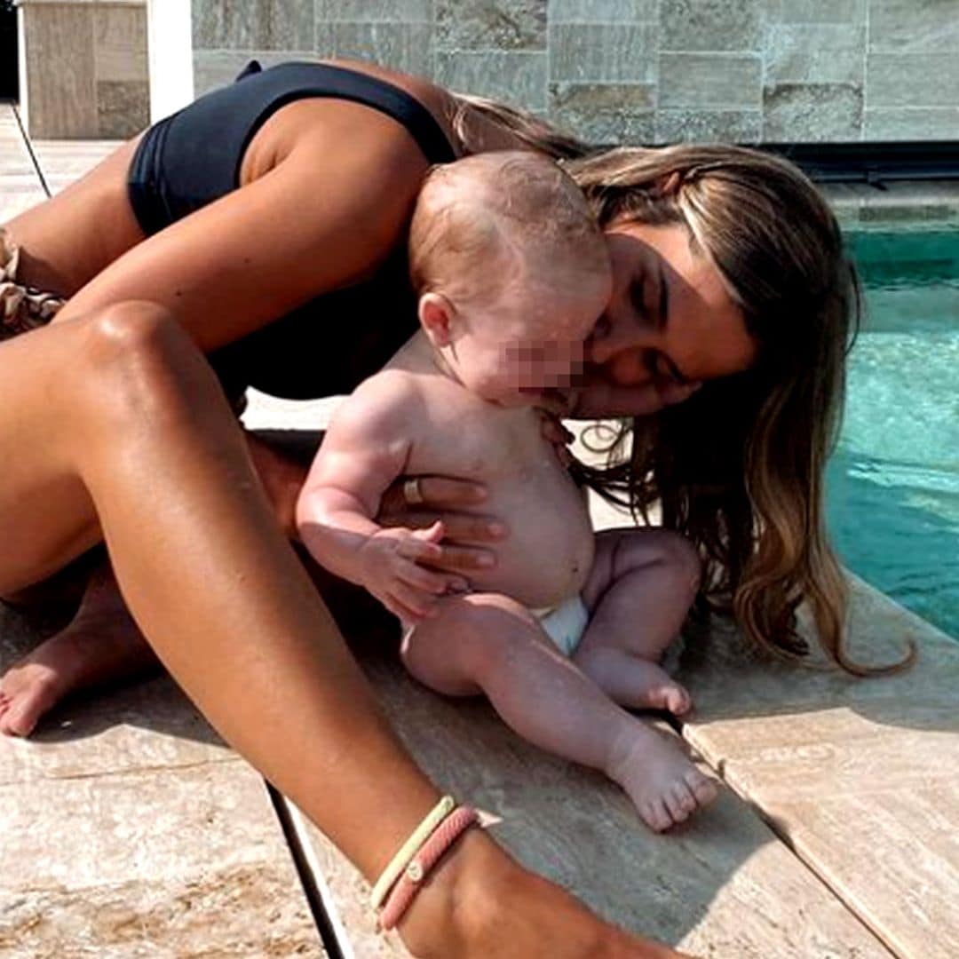 María Pombo despide su primer verano como madre con Pablo Castellano y el pequeño Martín