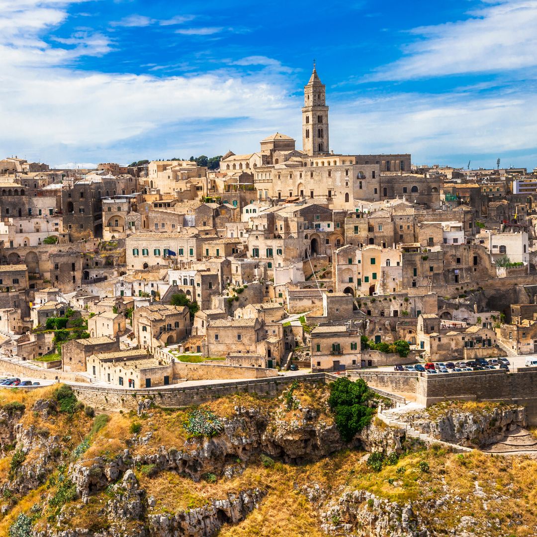 Villa troglodita de Basilicata, Matera, Italia