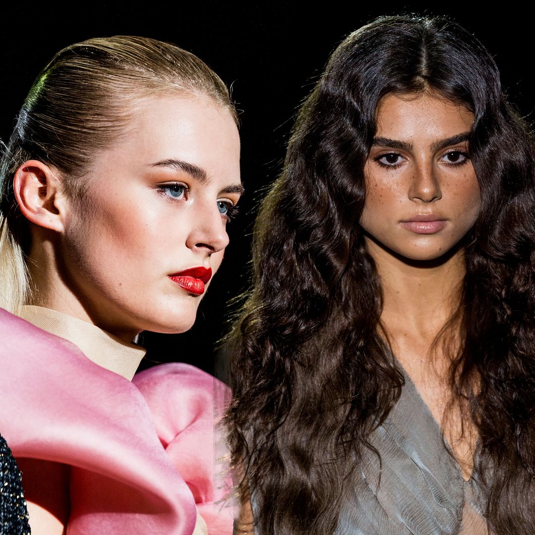 Ondas naturales, volúmenes XL, labios rojos y colorete marcado: todas las tendencias que fichamos en la Mercedes-Benz Fashion Week Madrid 2025