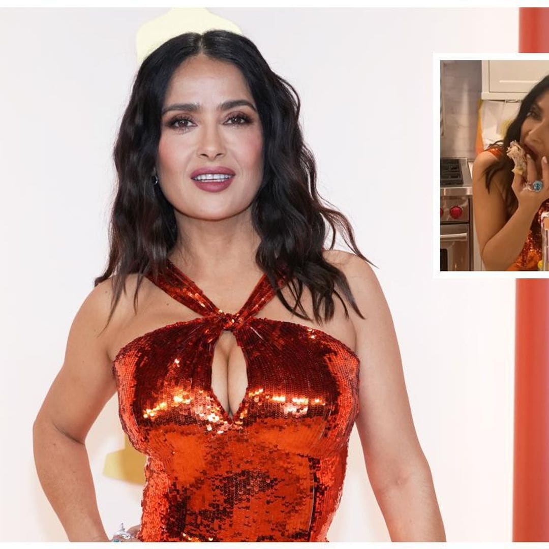 No todo fue glamour para Salma Hayek en los Oscar: ‘Primero es lo primero’