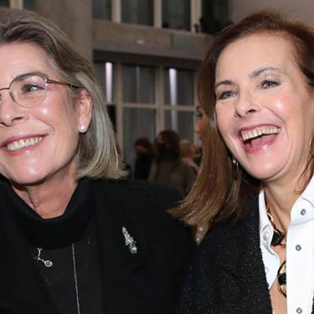 Carolina de Mónaco y Carole Bouquet: dos divertidas y cómplices consuegras