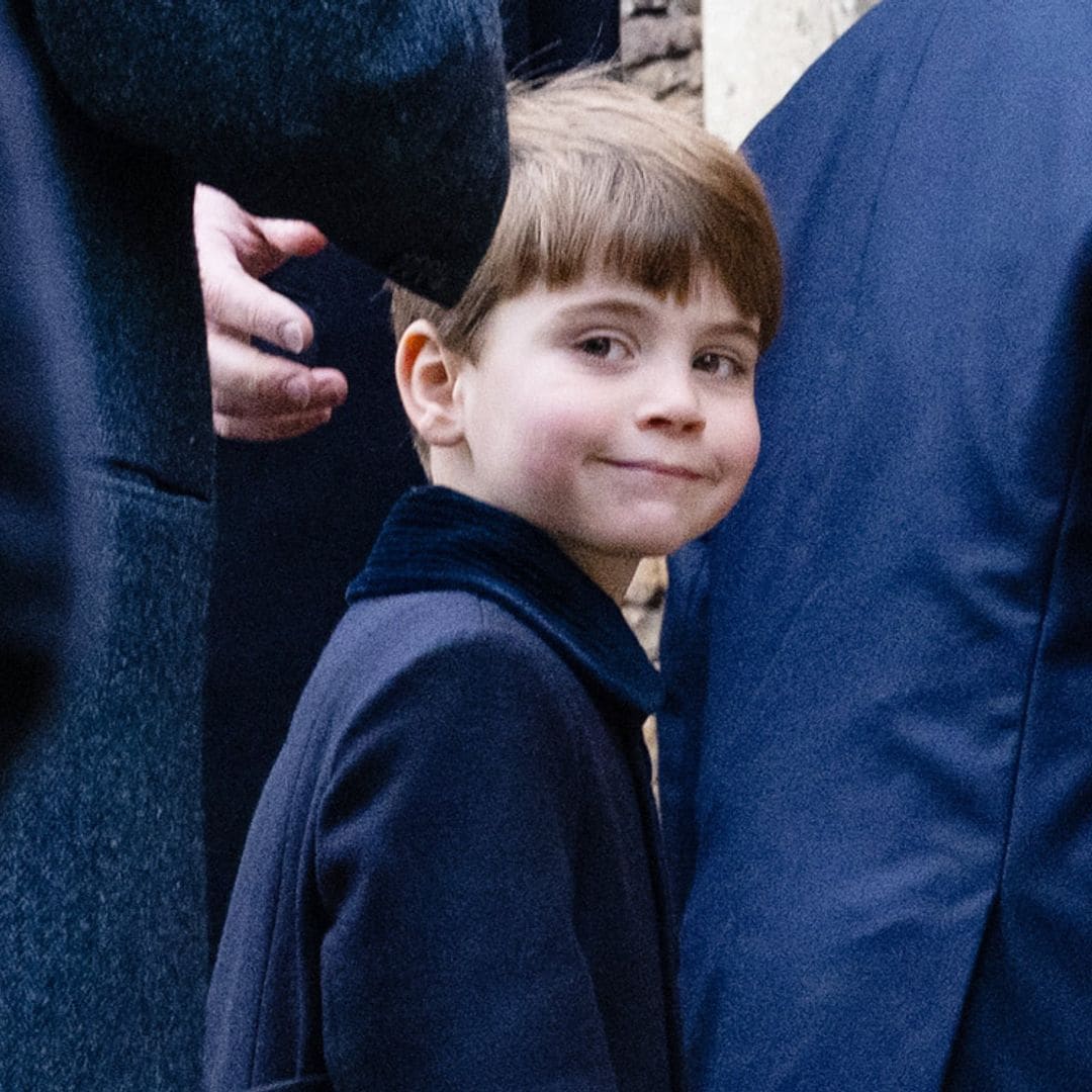 A sus 4 años, el príncipe Louis enamora en su primer gran baño de masas