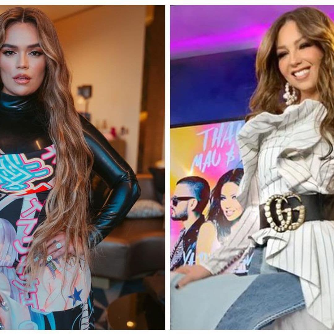 Karol G revela que gracias a Thalía decidió convertirse en cantante