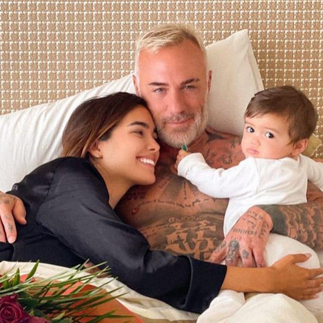 Gianluca Vacchi y Sharon Fonseca felicitan a su hija Blu en su primer cumpleaños