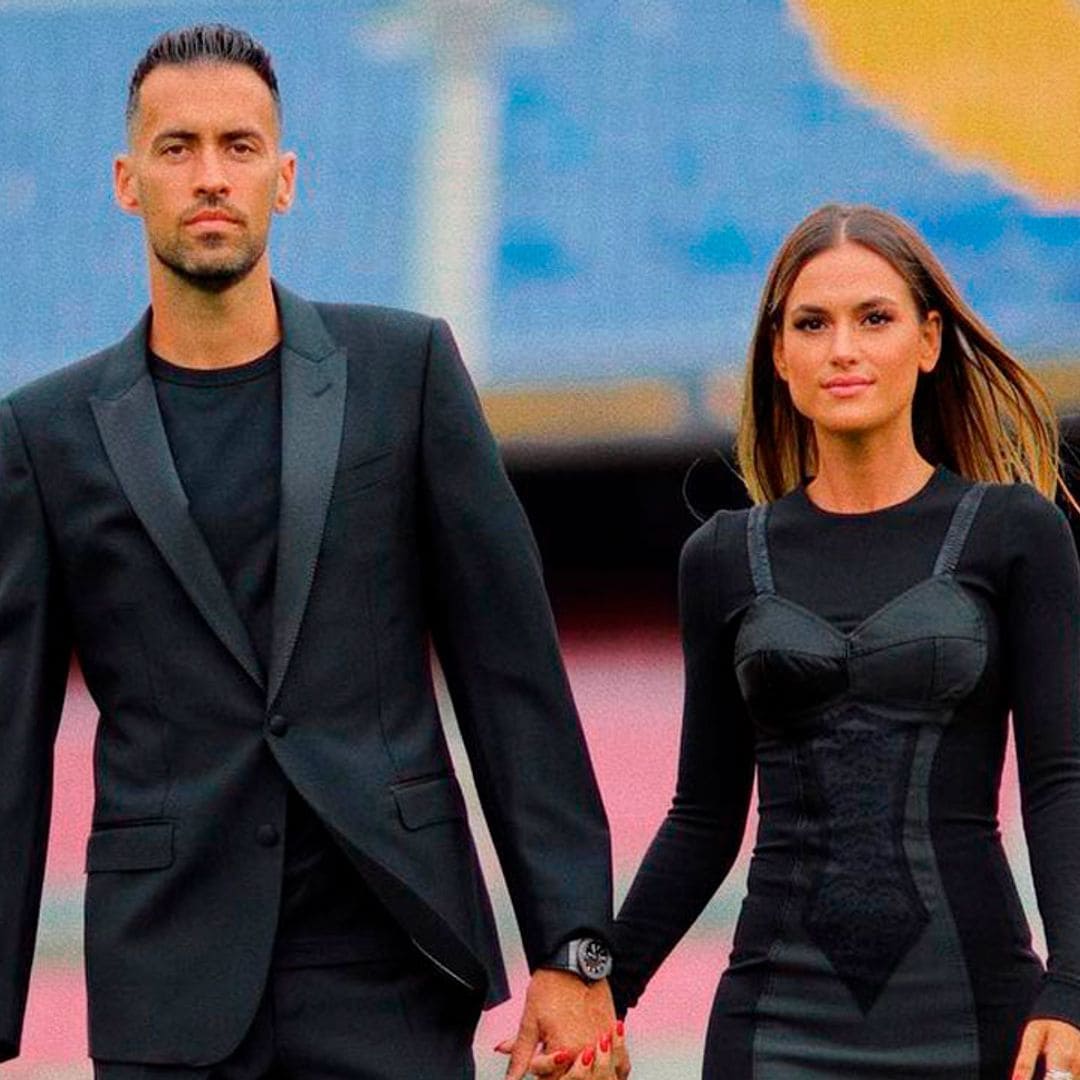 ¡Sergio Busquets y Elena Galera van a convertirse en familia numerosa!